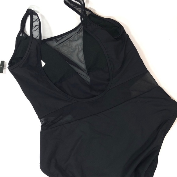 Kenneth Cole New York  Mesh Tummy Toner Swimsuit - Picture 4 of 8